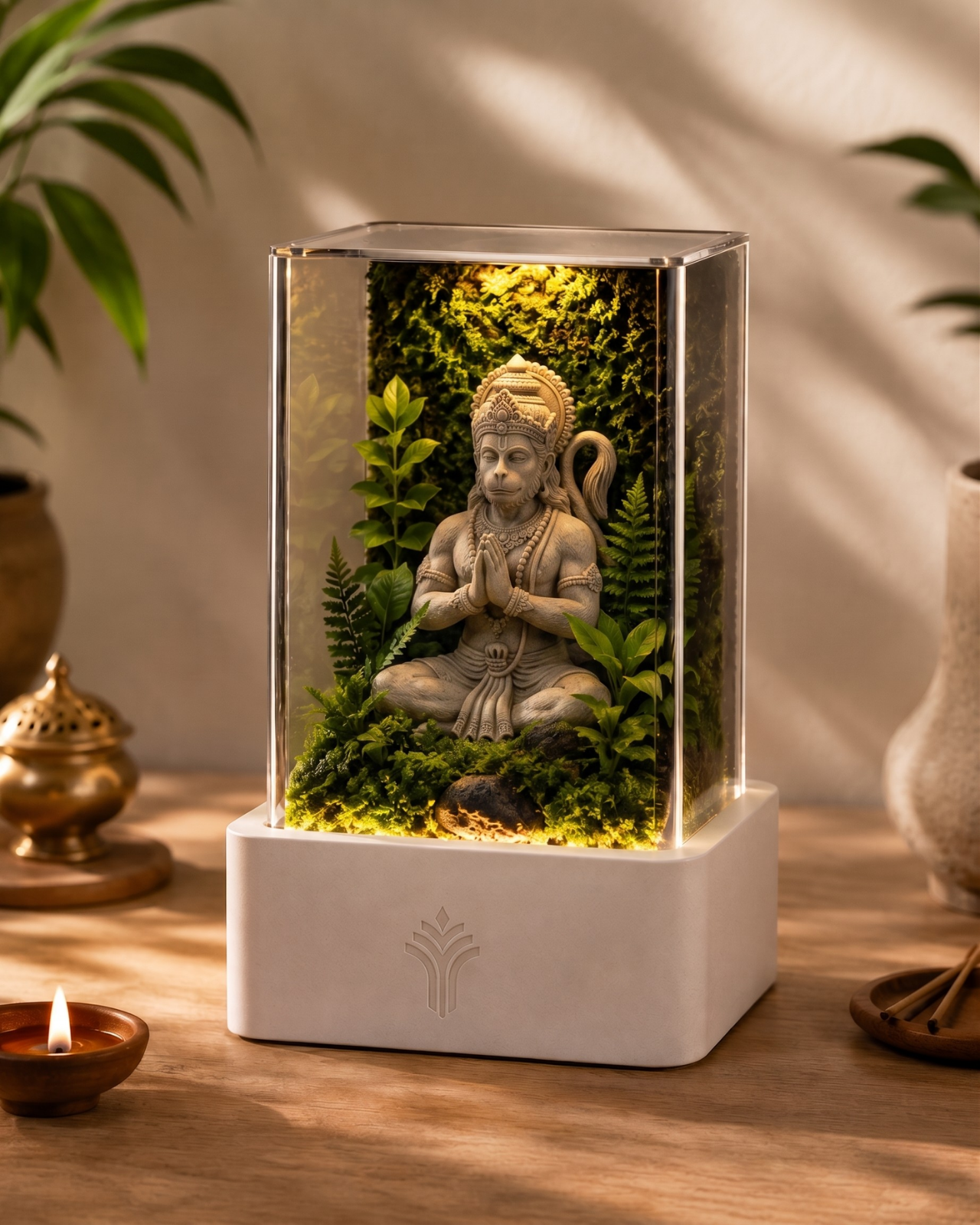 Hanuman Forest Terrarium Lamp