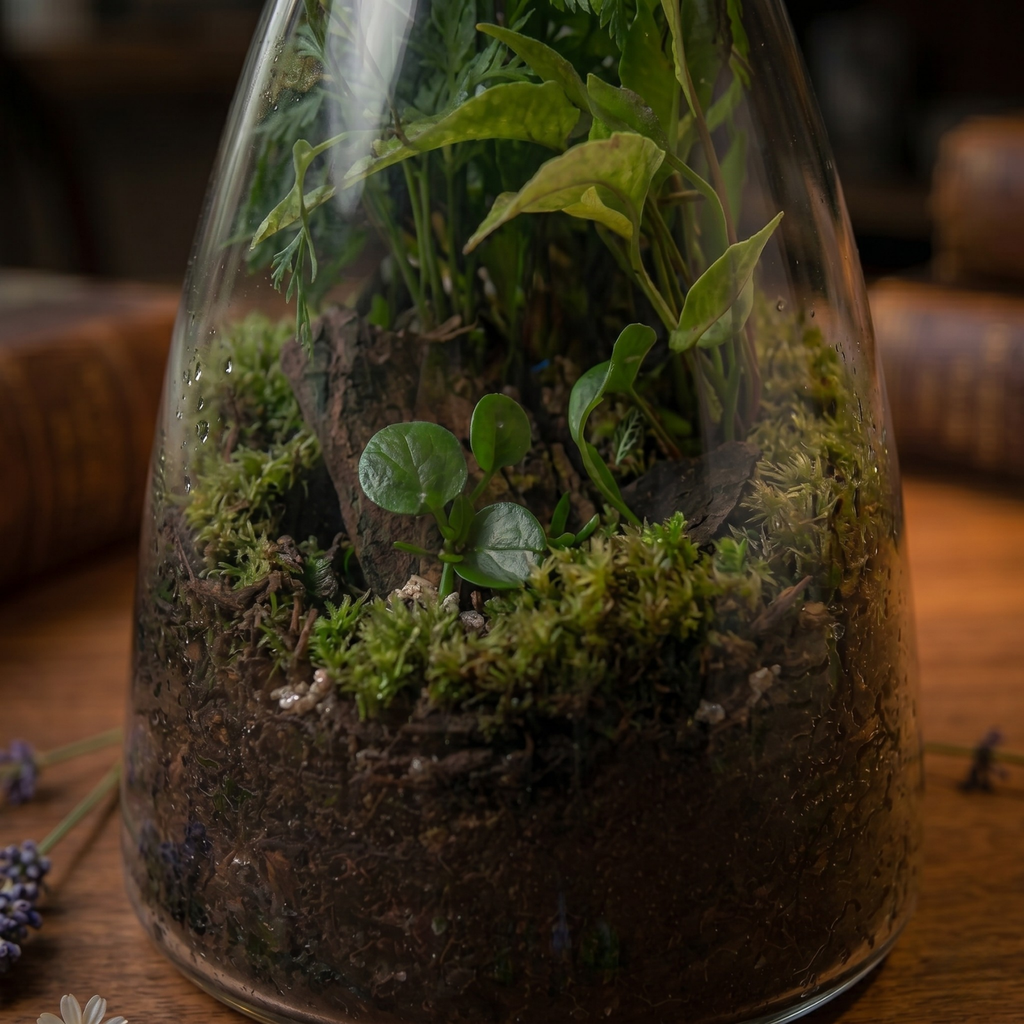 Forest Sphere Self-Sustaining Terrarium