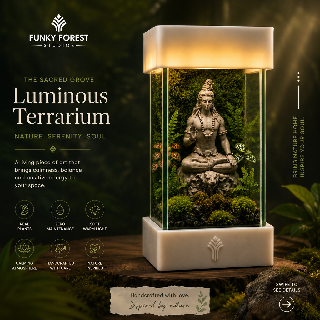 Shiva Forest Terrarium Lamp