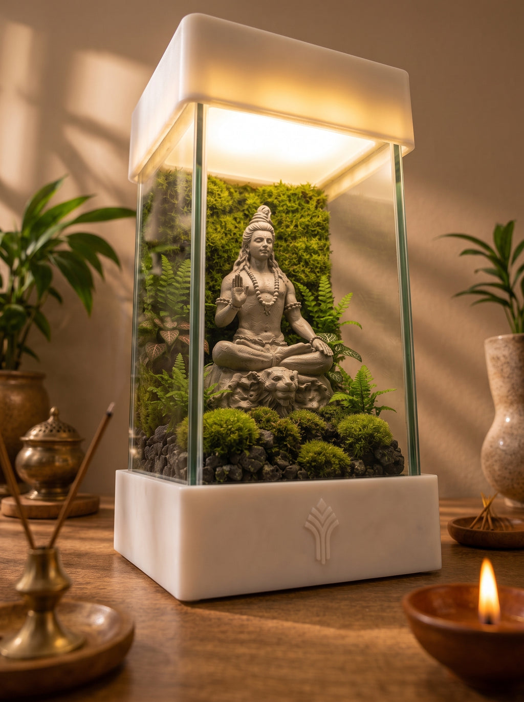 Shiva Forest Terrarium Lamp