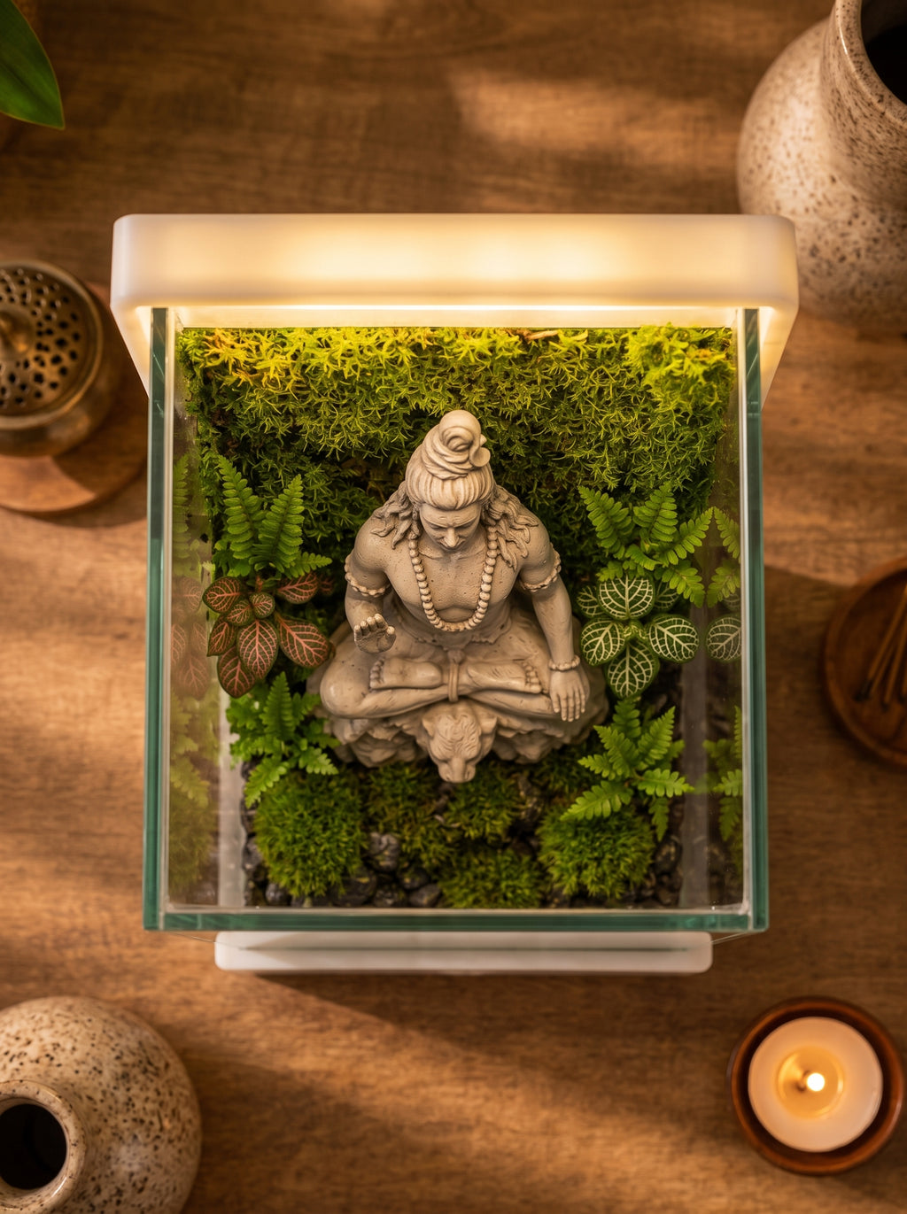 Shiva Forest Terrarium Lamp