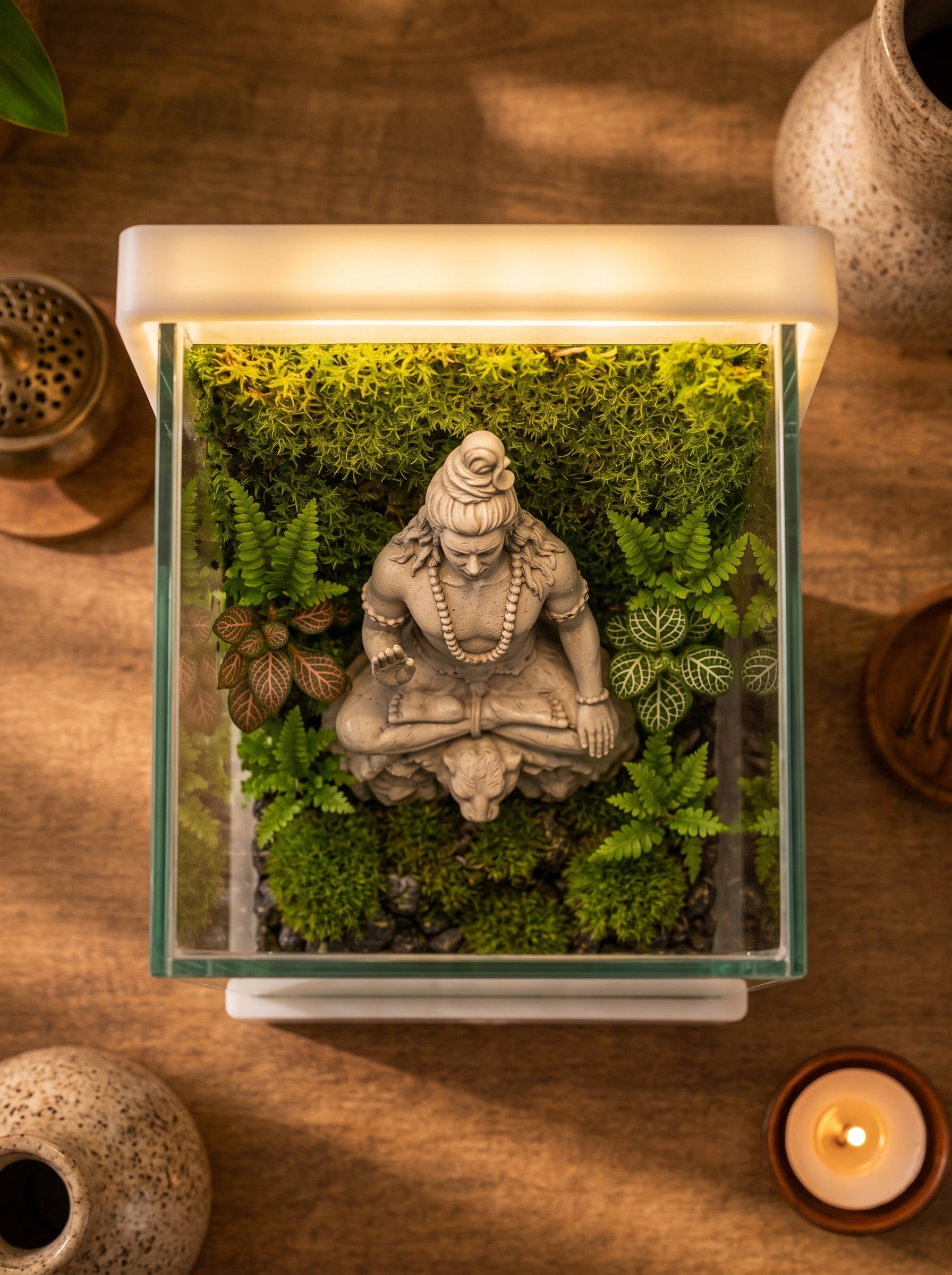 Shiva Forest Terrarium Lamp