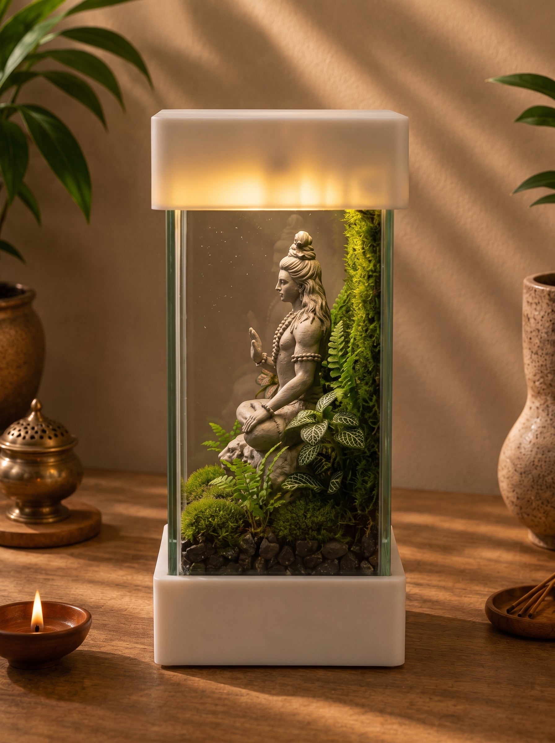Shiva Forest Terrarium Lamp